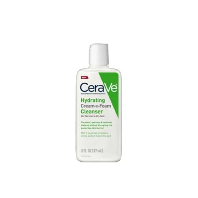 Cerave Hydrating Cream-To-Foam Cleanser 87ml